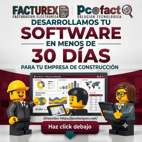 Software a Medida para Constructoras en 30 Días — oferta PCEFACT PERU