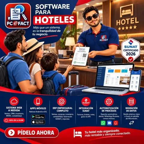 Software para Hoteles — oferta PCEFACT PERU